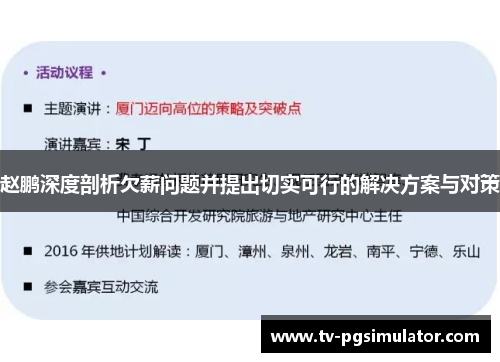 赵鹏深度剖析欠薪问题并提出切实可行的解决方案与对策 赵鹏深度剖析欠薪问题并提出切实可行的解决方案与对策