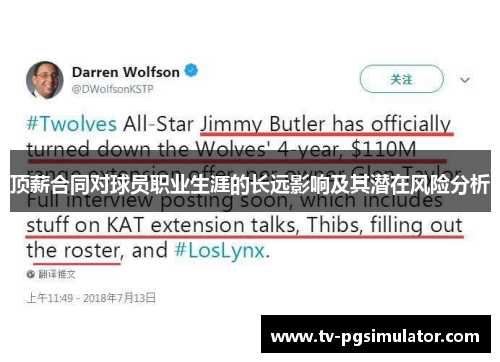 顶薪合同对球员职业生涯的长远影响及其潜在风险分析